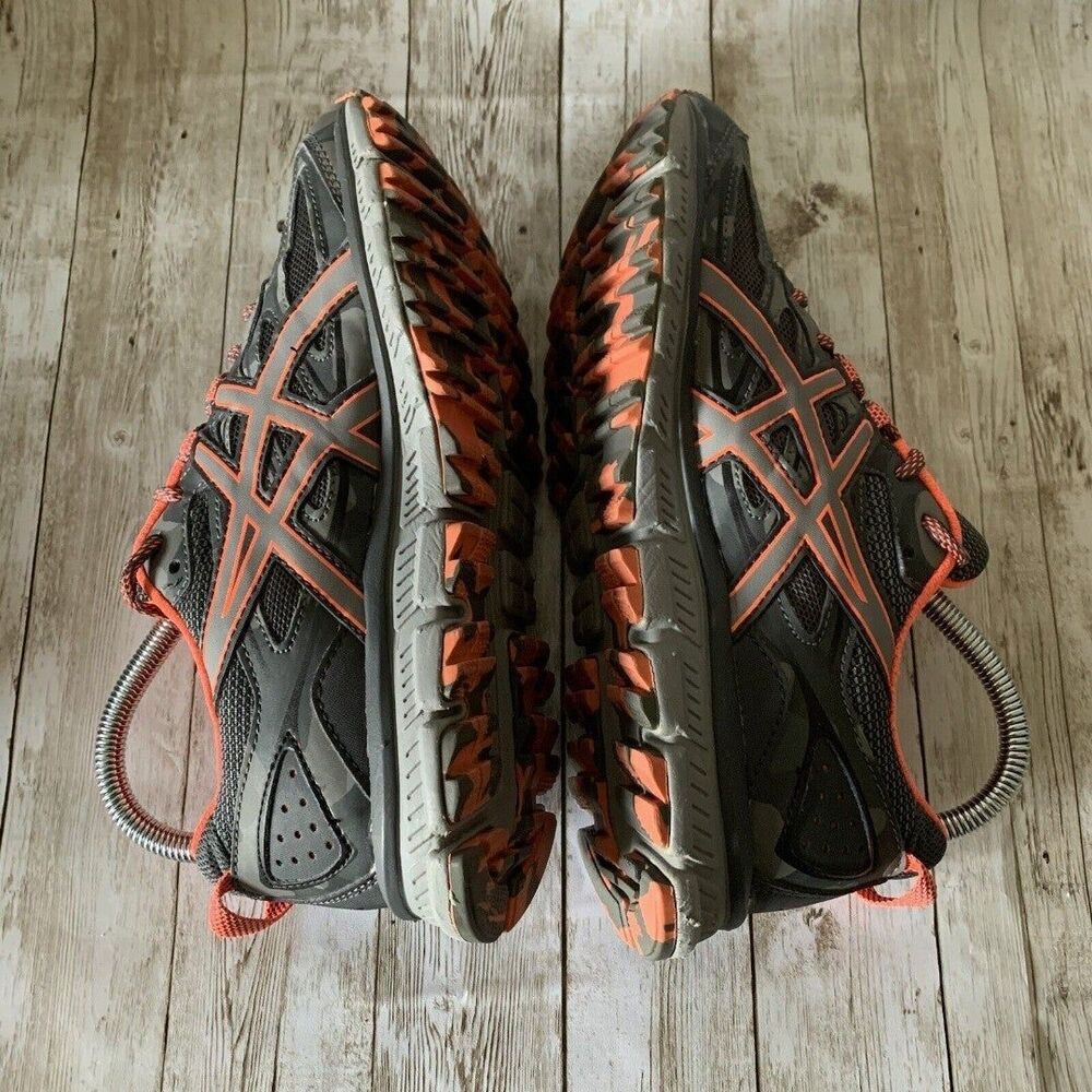 Asics GEL-Scram 3 T6K2N Grey Mesh Trail Running Shoes Sneakers Women's Size 7 - Picture 6 of 12